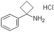 结构式 CAS# 120218-45-3, 1-苯基环丁基胺盐酸盐