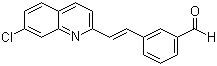 结构式 CAS# 120578-03-2, (E)-3-[2-(7-氯-2-喹啉基)乙烯基]苯甲醛