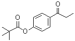 structure of CAS# 120703-45-9, 2,2-Dimethylpropanoic acid 4-(1-oxopropyl)phenyl ester