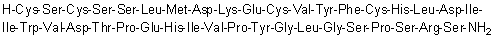 structure of CAS# 120796-99-8, Endothelin 1 (swine), big;Porcine big endothelin; Porcine big endothelin(1-39); Porcine big endothelin-1; Porcine proendothelin(1-39)