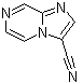structure of CAS# 1208084-33-6, Imidazo[1,2-a]pyrazine-3-carbonitrile