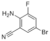 结构式 CAS# 1209498-46-3, 2-氨基-5-溴-3-氟苯甲腈