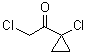 1-Chloro-1-chloroacetylcyclopropane molecular structure (CAS 120983-72-4)