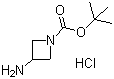 结构式 CAS# 1210273-37-2, 3-氨基-1-吖丁啶羧酸叔丁酯盐酸盐
