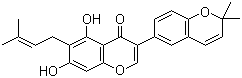 结构式 CAS# 121747-90-8, 异鱼藤色烯异黄酮
