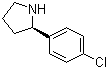 structure of CAS# 1217831-54-3, (R)-2-(4-Chlorophenyl)pyrrolidine