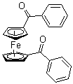 结构式 CAS# 12180-80-2, 1,1'-二苯甲酰基二茂铁