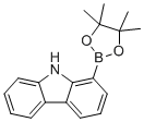 structure of CAS# 1219637-88-3, 1-(4,4,5,5-Tetramethyl-1,3,2-dioxaborolan-2-yl)-9H-carbazole