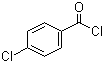 structure of CAS# 122-01-0, 4-Chlorobenzoyl chloride;PCOC; p-Chlorobenzoly chloride; 4-Chlorobenzoic acid chloride