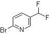 结构式 CAS# 1221272-81-6, 2-溴-5-二氟甲基吡啶