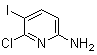 structure of CAS# 1221398-11-3, 6-Chloro-5-iodo-2-pyridinamine;6-Chloro-5-iodopyridin-2-amine