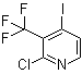 结构式 CAS# 1227603-55-5, 2-氯-4-碘-3-(三氟甲基)吡啶
