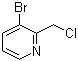 结构式 CAS# 122851-69-8, 3-溴-2-(氯甲基)吡啶