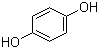 Hydroquinone molecular structure (CAS 123-31-9)