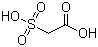 structure of CAS# 123-43-3, 2-Sulfoacetic acid;sulphoacetic acid