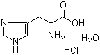 结构式 CAS# 123333-71-1, DL-组氨酸盐酸盐一水物
