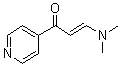 结构式 CAS# 123367-27-1, (E)-3-(二甲基氨基)-1-(吡啶-4-基)丙-2-烯-1-酮