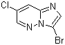 结构式 CAS# 1235545-87-5, 3-溴-7-氯咪唑并[1,2-b]哒嗪