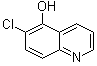 structure of CAS# 1236162-17-6, 6-Chloro-5-quinolinol;5-Hydroxy-6-chloroquinoline