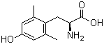 结构式 CAS# 123715-02-6, 2',6'-二甲基-L-酪氨酸; (S)-2-氨基-3-(4-羟基-2,6-二甲基苯基)丙酸