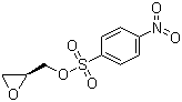 structure of CAS# 123750-60-7, (R)-(-)-Glycidyl-4-nitrobenzenesulfonate