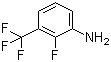 structure of CAS# 123973-25-1, 2-Fluoro-3-(trifluoromethyl)aniline;3-Amino-2-fluorobenzotrifluoride