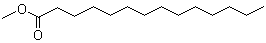 结构式 CAS# 124-10-7, 十四烷酸甲酯