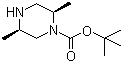 (2R,5R)-2,5-Dimethyl-1-piperazinecarboxylic acid tert-butyl ester molecular structure (CAS 1240586-48-4)