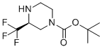 structure of CAS# 1240587-95-4, tert-butyl (3S)-3-(trifluoromethyl)piperazine-1-carboxylate