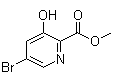 结构式 CAS# 1242320-57-5, 5-溴-3-羟基-2-吡啶羧酸甲酯