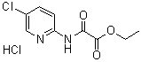 结构式 CAS# 1243308-37-3, 2-[(5-氯吡啶-2-基)氨基]-2-氧代乙酸乙酯单盐酸盐