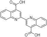 2,2'-Biquinoline-4,4'-dicarboxylic acid molecular structure (CAS 1245-13-2)