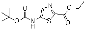 structure of CAS# 1246549-82-5, Ethyl 5-[(tert-butoxycarbonyl)amino]thiazole-2-carboxylate