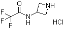 结构式 CAS# 124668-48-0, 3-三氟乙酰氨基氮杂环丁烷盐酸盐