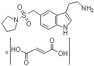 structure of CAS# 1246860-65-0, 5-[(1-Pyrrolidinylsulfonyl)methyl]-1H-indole-3-ethanamine (2E)-2-butenedioate (1:?);Almotriptan Related Compound B