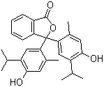 结构式 CAS# 125-20-2, 百里酚酞; 百里香酚酞; 麝香草酚酞