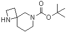 结构式 CAS# 1251002-00-2, 1,6-二氮杂螺[3.5]壬烷-6-羧酸叔丁酯