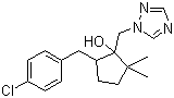 结构式 CAS# 125116-23-6, 叶菌唑; 羟菌唑