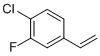 structure of CAS# 1263414-46-5, 4-Chloro-3-fluorostyrene;1-chloro-4-ethenyl-2-fluorobenzene
