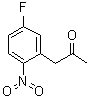 结构式 CAS# 1266659-06-6, 1-(5-氟-2-硝基苯基)-2-丙酮