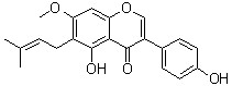structure of CAS# 126716-34-5, Gancaonin G