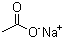 structure of CAS# 127-09-3, Sodium acetate;Sodium ethanoate; Acetic acid sodium salt