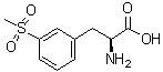 structure of CAS# 1270093-99-6, 3-(Methylsulfonyl)-L-phenylalanine