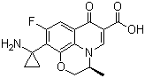 structure of CAS# 127045-41-4, Pazufloxacin;(3S)-10-(1-Aminocyclopropyl)-9-fluoro-2,3-dihydro-3-methyl-7-oxo-7H-pyrido[1,2,3-de]-1,4-benzoxazine-6-carboxylic acid