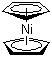 structure of CAS# 1271-28-9, Nickelocene;Bis(cyclopentadienyl)nickel
