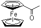 structure of CAS# 1271-55-2, Acetylferrocene;(Acetylcyclopentadienyl)cyclopentadienyliron