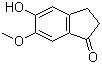 结构式 CAS# 127399-78-4, 5-羟基-6-甲氧基-1-茚满酮