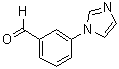 结构式 CAS# 127404-22-2, 3-(1H-咪唑-1-基)苯甲醛