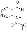 结构式 CAS# 127446-35-9, N-(4-甲酰基吡啶-3-基)-2,2-二甲基丙酰胺
