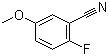 structure of CAS# 127667-01-0, 2-Fluoro-5-methoxybenzonitrile